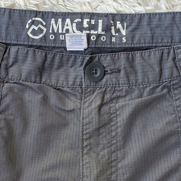 Mens grey gray Magellan Cargo Walking Hiking Casual Cargo Shorts 7" size 40 - Picture 6 of 10